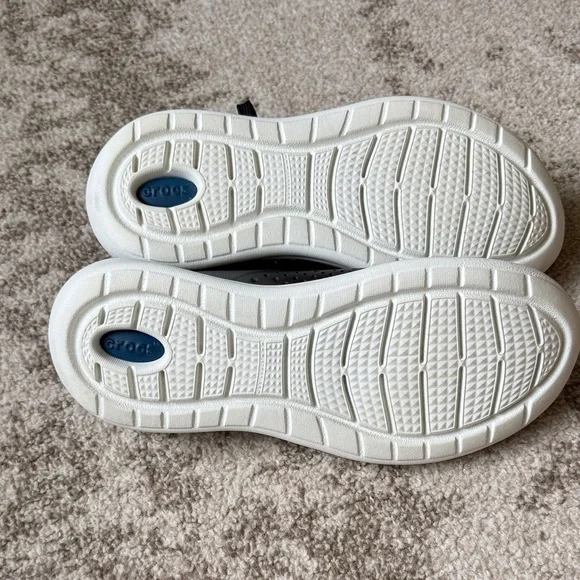 CROCS Black and Blue Athletic Shoes - Picture 4 of 6